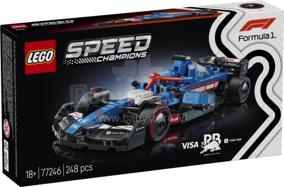 LEGO Speed Champions Visa Cash App RB VCARB 01 F1 sacīkšu automašīna
