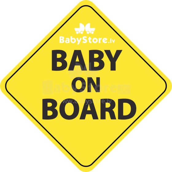 Baby On Board car sticker