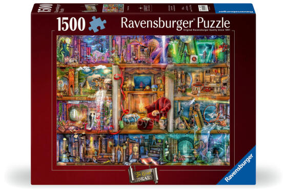 Ravensburger puzle 1500 gabali The Grand Library