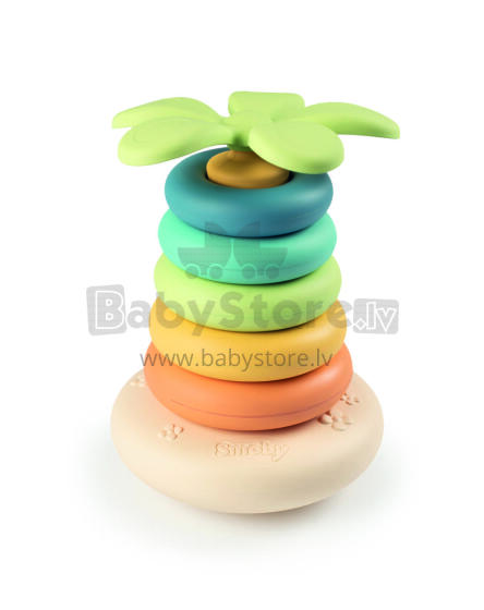 Smoby bioplastmasas Roly Poly piramīda