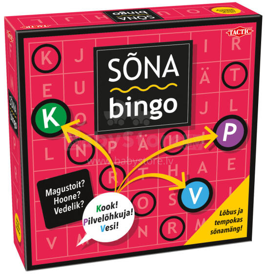 Taktika lauamäng Sānu Bingo