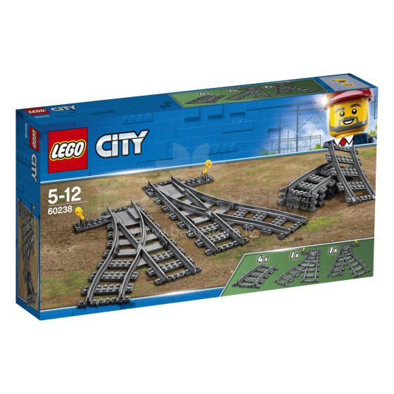 LEGO City Slēgšanas Dzelzceļa Līnijas