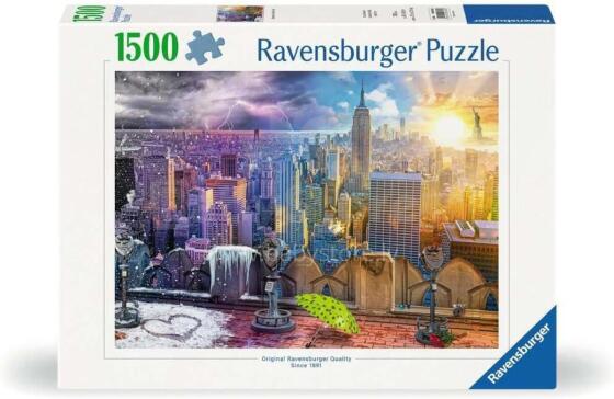 Ravensburger puzle 1500 gabali Sezonas Ņujorkā
