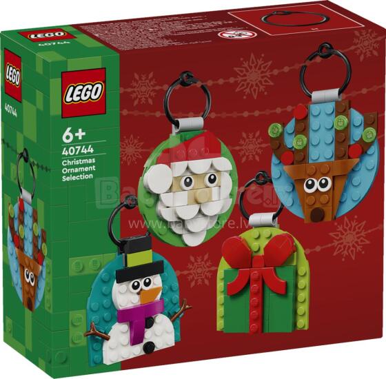 LEGO ikoniskā Ziemassvētku rotājumu izvēle