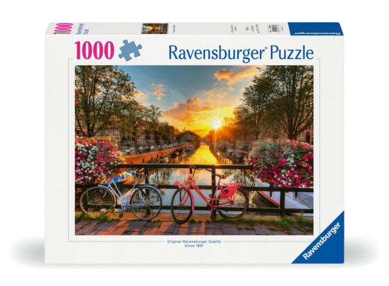 Ravensburger puzle 1000 gabali Velosipēdi Amsterdamā