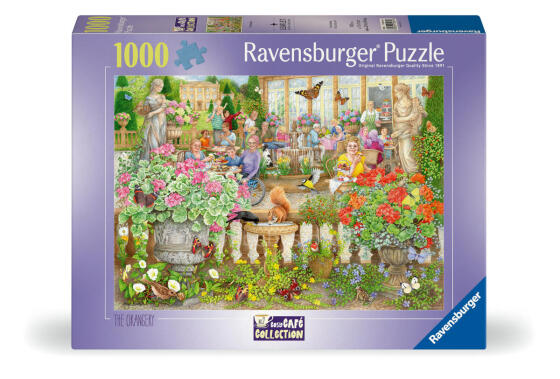 Ravensburger puzle 1000 gabali Kafejnīca dabas vidū