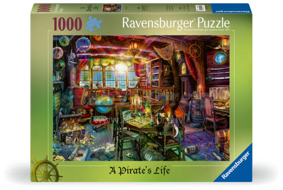 Ravensburger puzle 1000 gab. Pirātu dzīve
