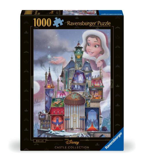 Ravensburger puzle 1000 gab. Disneja Belle pils
