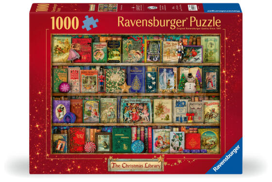 Пазл Ravensburger 1000 шт. Рождественская библиотека
