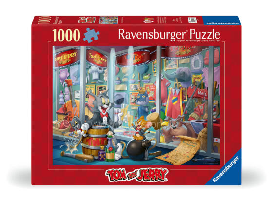 Ravensburger puzle 1000 gabali Tom & Jerry kults