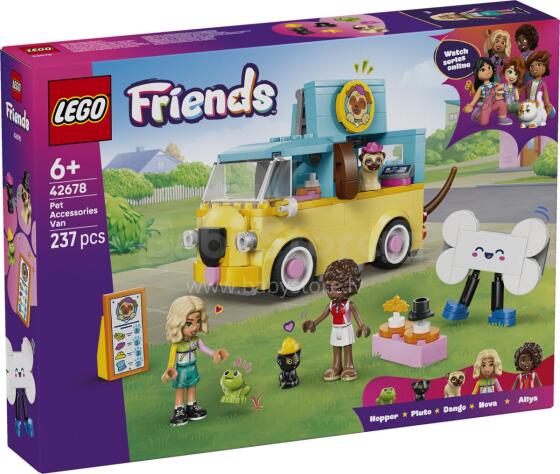LEGO Friends mājdzīvnieku aksesuāru furgons