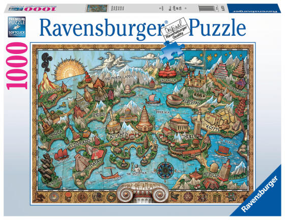 Ravensburger puzle 1000 gabali Atlantis