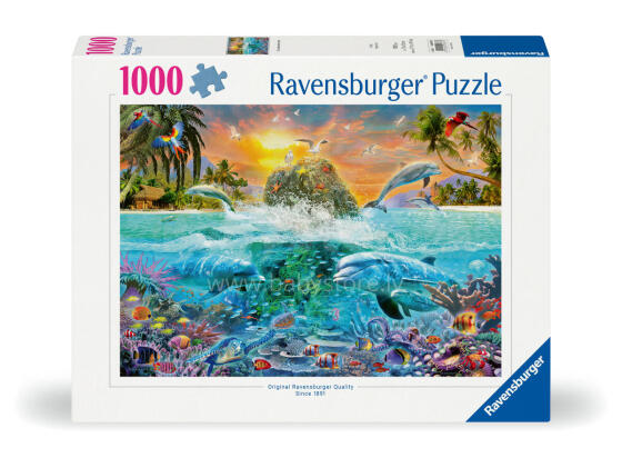 Ravensburger puzle 1000 gabali: Zemūdens sala