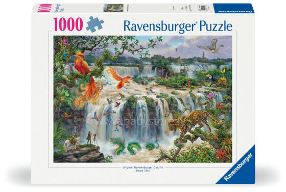 Ravensburger puzle 1000 gabali: Fantastiska ūdenskrituma Iguaz