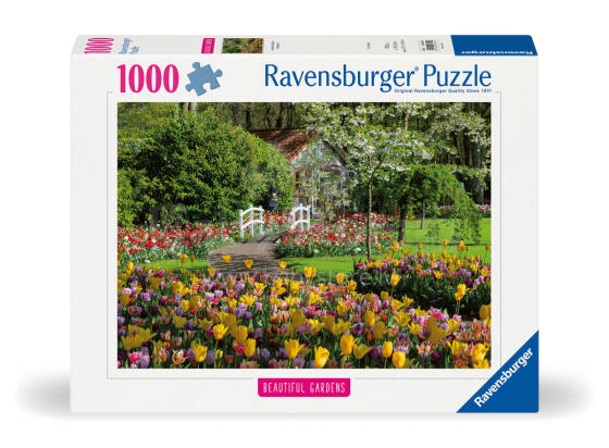Ravensburger puzle 1000 gabali: Keukenhof dārzi