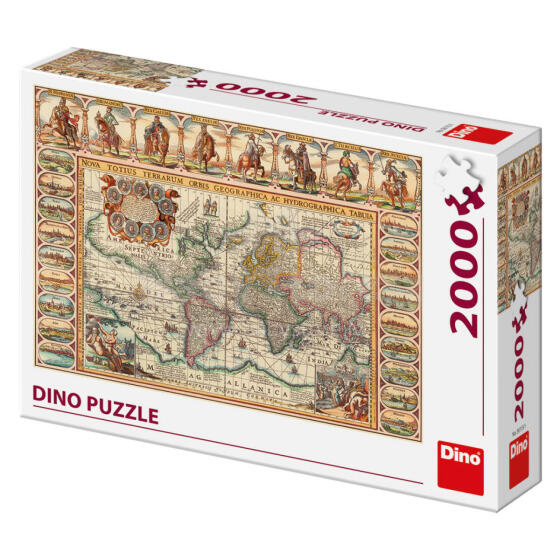 Dino puzle 2000 gabali Antīka pasaules karte