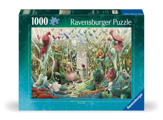 Ravensburger puzle 1000 gabali Slepenais dārzs