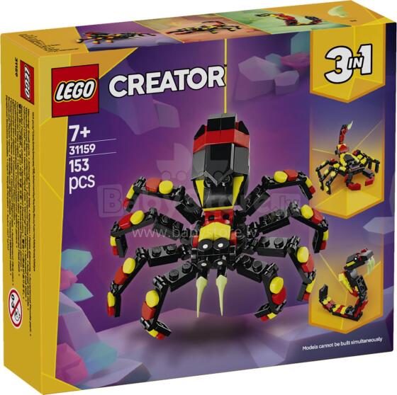 LEGO Creator Mežonīgie dzīvnieki: Pārsteidzošs zirneklis