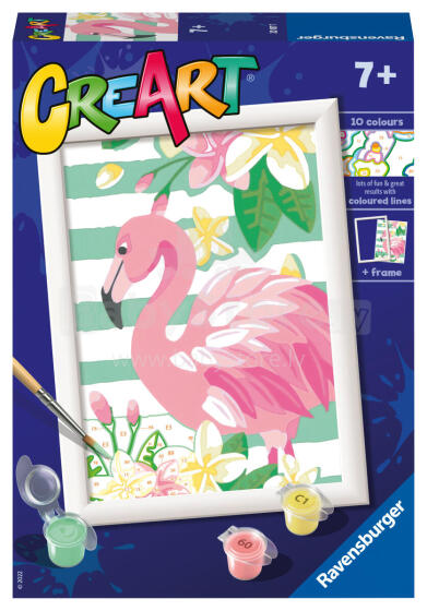 Ravensburger Krāsošana pēc numuriem Flamingo
