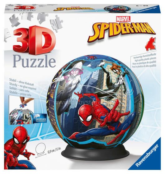 Ravensburger 3D puzle bumba 72 gabali Spiderman