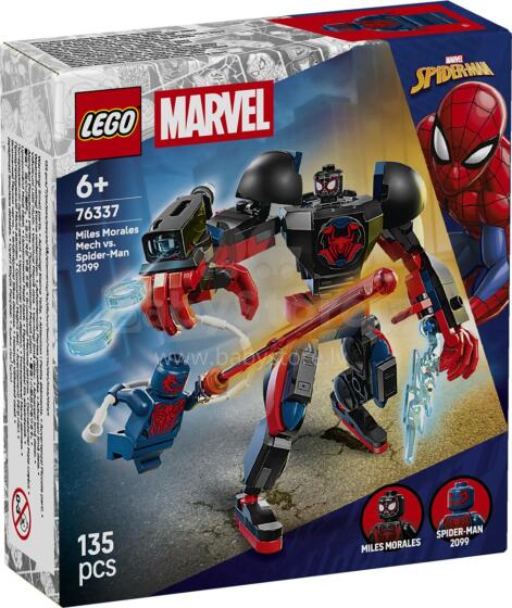 LEGO Супергерои Мех Майлза Моралес против Человека-паука 2099