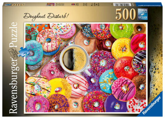 Ravensburger puzle 500 gab. Donuts traucē!