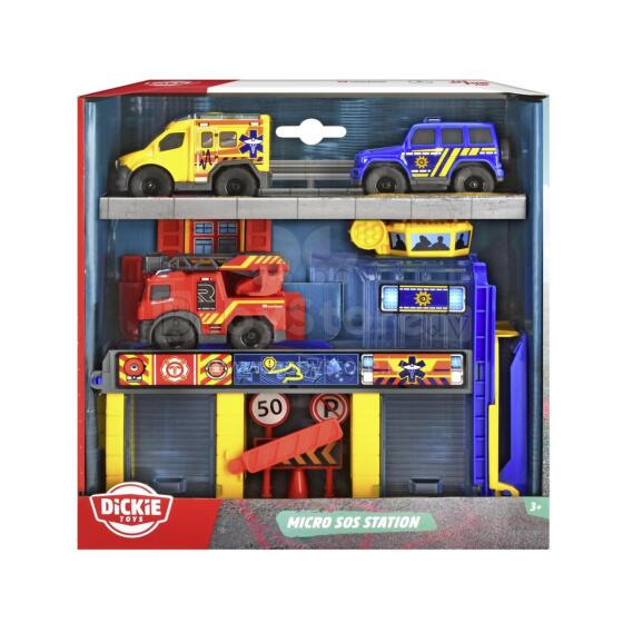 Игровой набор станции экстренных служб и автомобилей Dickie Toys