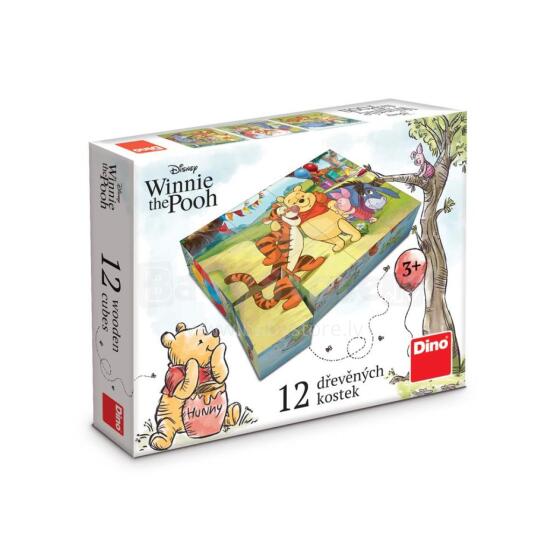 Dino kubu puzle 12 gab. Pūķis un draugi