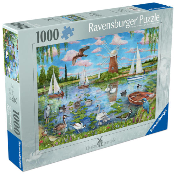 Ravensburger puzle 1000 gabali: Dzīve gar Broadiem