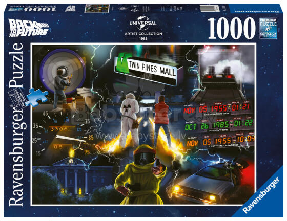 Ravensburger puzle 1000 gabali The Movie Atpakaļ nākotnē