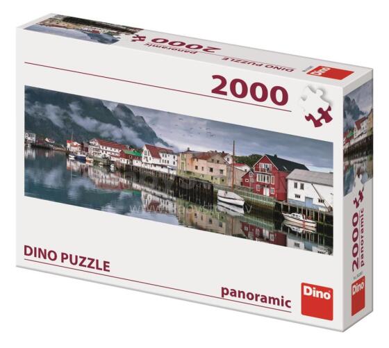 Dino Panoramic Puzzle 2000 gab. Zvejnieku ciemats