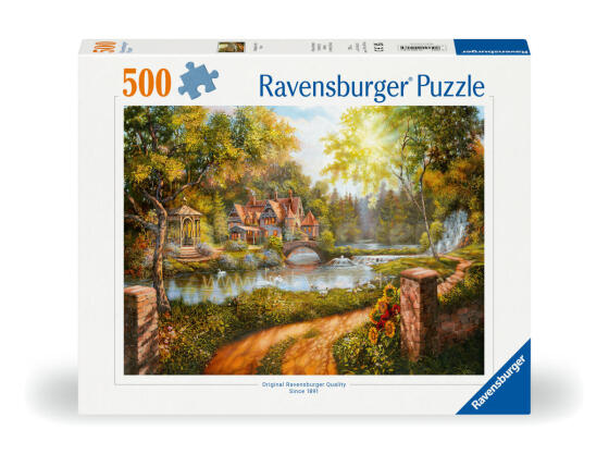Ravensburger puzle 500 gab. Lauku māja
