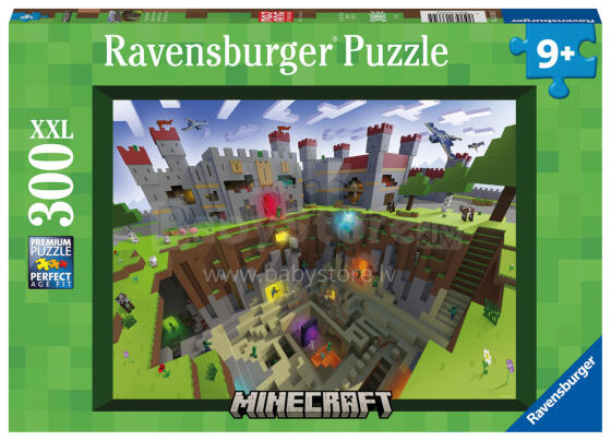 Ravensburger puzle 300 gab. Minecraft Zeme Kreka