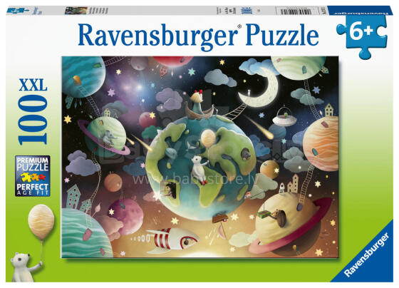 Ravensburger puzle 100 gab. Planētas