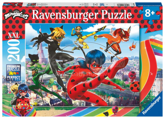 Ravensburger puzle 200 gab. Miraculous