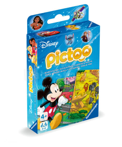 Ravensburger Pictoo kāršu spēle: Disney