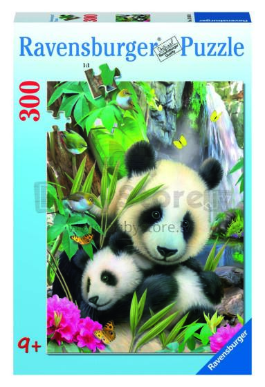 Ravensburger puzle 300 gab. Mīlošie pandi