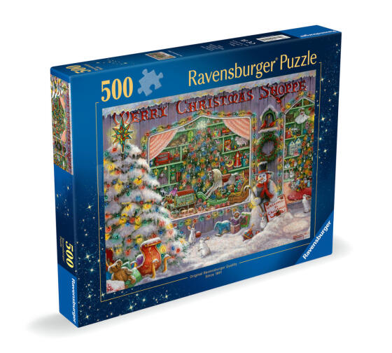 Ravensburger puzle 500 gabali: Ziemassvētku veikals