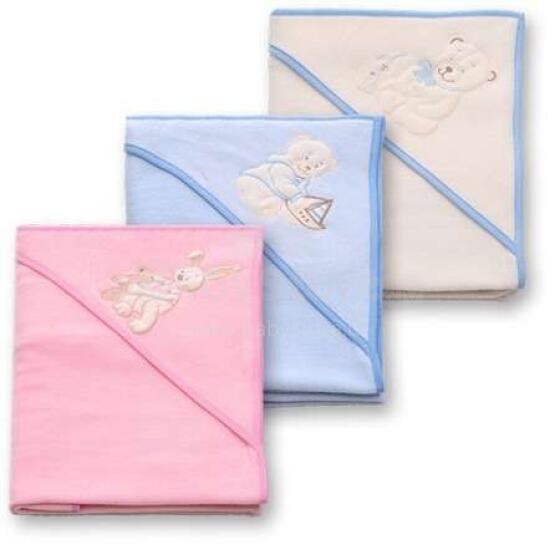 Womar Art.12005 Ercu Baby terry towel with hood and mitten 80 х 80 см