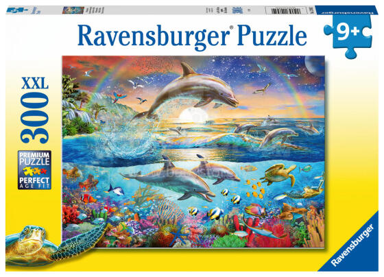 Ravensburger puzle 300 gab. Delfīnu paradīze