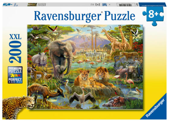 Ravensburger puzle 200 gab. Savannas dzīvnieki