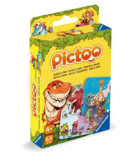 Ravensburger Pictoo kāršu spēle: Dino