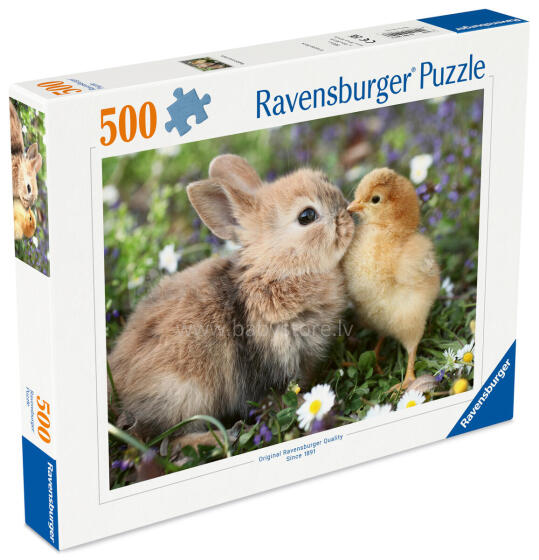 Ravensburger Puzzle 500 Pieces: Rabbit And Chick