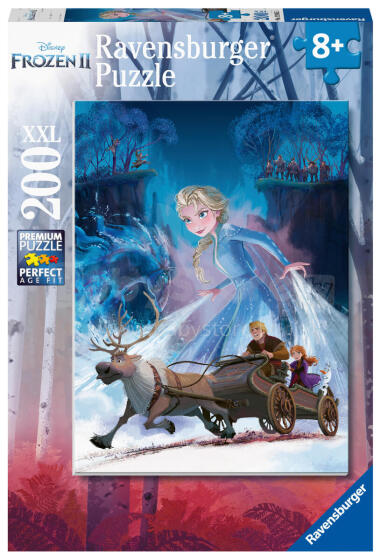 Ravensburger puzle 200 gab. Frozen 2 Noslēpumainais mežs