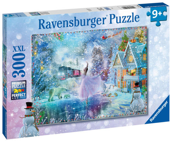 Ravensburger puzle 300 gabali: Ziemas brīnumzeme