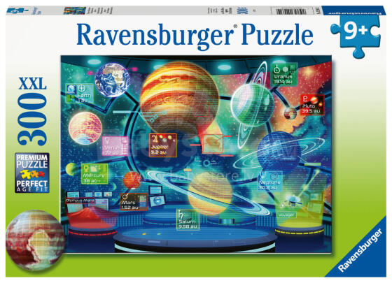 Ravensburger puzle 300 gab. Hologrammu planētas
