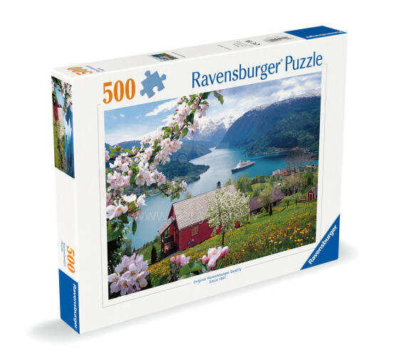 Ravensburger puzle 500 gabali: Skandināvu ainava