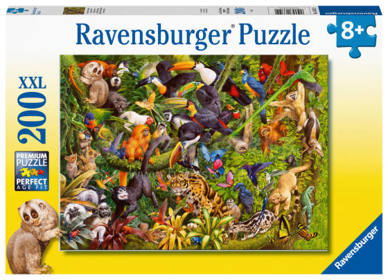 Ravensburger puzle 200 gab. Tropu mežs