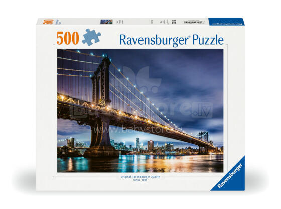 Ravensburger puzle 500 gab. Bezmiega pilsēta Ņujorkā