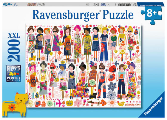 Ravensburger puzle 200 gab. Ziedi un draugi